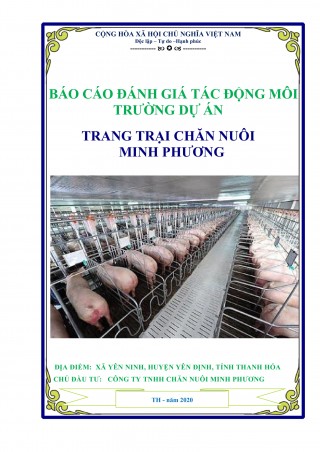 Báo cáo đánh giá tác động môi trường trang trai chăn nuôi heo